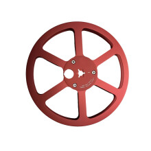 PR85 7Inch Aluminum Reel to Reel Tape Holder for Music Professional Take Up Reel Red color