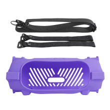 Easy Clean Silicone Case Enclosure for Charge6 Speaker Cover Safeguarding Bag Purple Color
