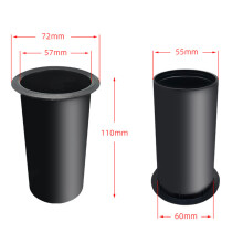 Speaker Inverted Tube Speaker Inverting Holes Subwoofer Speaker Inverted Tube 60x110