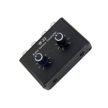 Easy Use 3.5mm Sound Level Controller Volumes Tuning Box Metal for Music Systems
