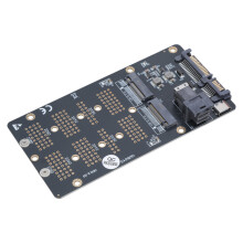 2 NVMe to SATA3 and SFF 8643 Adapter Card for Fast Speed Data Transfer