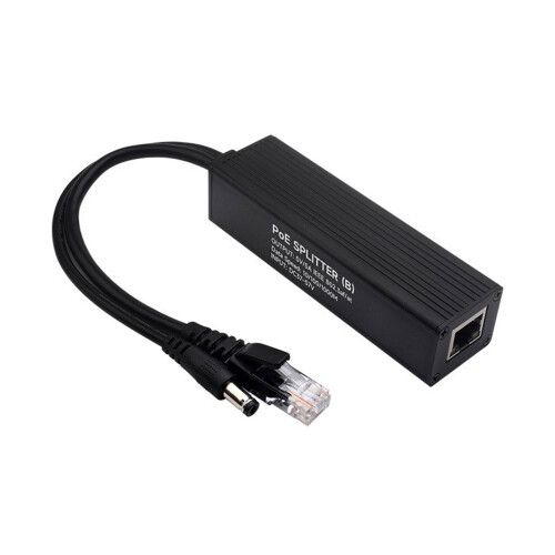 PoE Ethernet Splitter With Gigabit Speed, 5V 5A Output Adapter For IP Camera DC interface