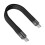 USB4 Cable 240W Fast Charging Type C to Type C Cord 40Gbps Data Transfer Support Black 1