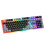 Thin Film USB Wire Keyboard 104Key Keyboard for Gamers Multiple Systems Support Black 1