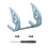 Lightweight Bumper Guard For UAV Quadcopter Camera Protector Ensuring Safety Blue 1