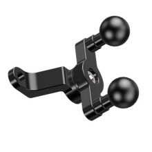 Motorcycle Mount Fork Stem Base 1in Ballhead Navigation Holder Bracket Stand