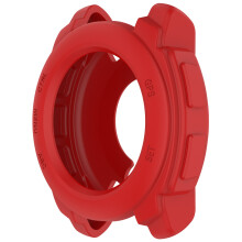 Flexible Silicone Case Housing for Smartwatch 40mm 45mm Antidust Watch Protector Red 45mm