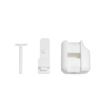 Action Camera Grip for Series 5/4/3 Ergonomic Handle & Shutter Control White Color