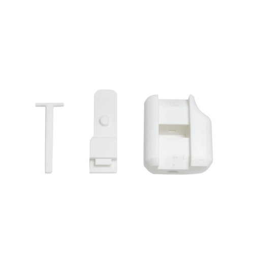 Action Camera Grip for Series 5/4/3 Ergonomic Handle & Shutter Control White Color