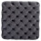 Living And Home Square Velvet Upholstered Buttoned Footstool 4