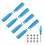 8pcs Low Noise Drones Propellers For Flip Models Improved Efficiency Blue 1