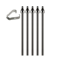 Metal Pen Refills with Handys Clip for Remarkable Scribes Write to Notebook 5PCS