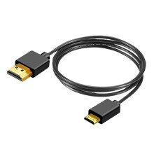 Portable Mini Type A to Type C Cable Flexible 1080P UHD Quality Cord 80 cm