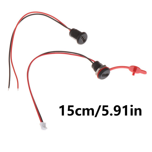 Solid USB C Type C Connector 2Pin Charging Socket For Harsh Environment 1 1
