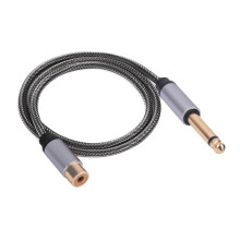 6.35mm 1/4" Male Stereo to Sound Splitter Female Sound Extension Adapter Cable 3m