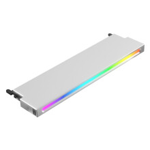 Customizable ARGB Memory Heat Dissipator for Improve Stability in Gaming Silver