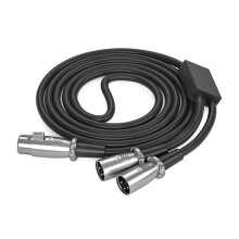 3Pin Male to Double 3Pin Female Y Splitters 3Pin Balanced 8m XLR female to 2 male