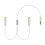 Sound Sharing Line 3.5mm  Sound Splitter with Device Control Feature 300mm 1