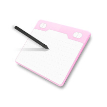 BatteryFree Graphics Drawing Tablets Featuring Wireless Pen Technology for Mobile Pink
