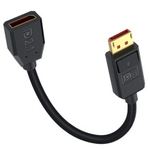 52Gbps 2.1 Cable Supports 16K, 8K 4K240Hz Resolution 4090 7900xtx 15cm Straight head