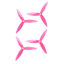 4pcs 5152 5Inch 3Blades Propellers for FPV Racing Drones High Efficiency Paddles Pink