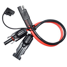 Heavy Duty SAE to Adapter Cable for Safe and Secure Solar Power Applications