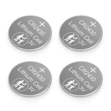Dependable CR2430 285mAh Button Cell Button Coin for Watch Alarms Electronics 1 card