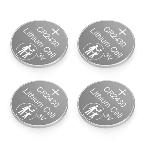 Dependable CR2430 285mAh Button Cell Button Coin for Watch Alarms Electronics 1 card