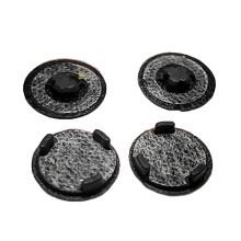 4Pieces Slip Proof Feet Pads for Laptop 3 4 5 Foot Enhances Safety Black