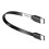 100W Type C Charging Cable PD100W 480Mbps Fast Speed Data Transfer Travel USB C 10cm 1