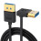 Soft Silicone  1.4 Cable 8K60hz Video Angled Connection 100cm upper elbow 1