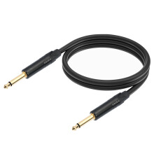 Essential 1/4 Electric Guitar Cable for Seamlessly Sound Signal Transfer 1 meter