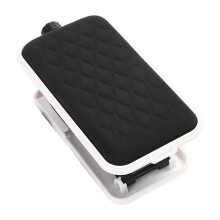 Arm Rest Adjustable Mouse Pad with Wrist Support Armrest Wrist Rest Black and white