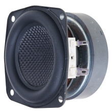 3Inch Subwoofer Speaker 60W Low Frequency for Auditory Sound Systems Black glass fiber