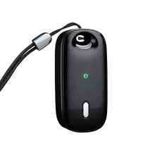 Air Ionizer Purifiers for Indoor Bedroom Purifies Air Rechargeable Air Purifiers Black