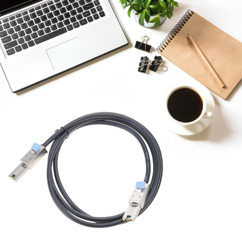 Server Connectivitys MiniSAS 26Pin Cable SFF 8088, Fast Speed Data, 2 Meter Long 1