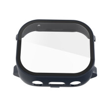 PC Tempered Glass Protector for JrTrack 3 Shockproof Cover Full Coverage Housing Ink blue