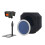 Microphone Windshield Soundproofing Mic Cover For Home Studio And Silver blue bracket 1
