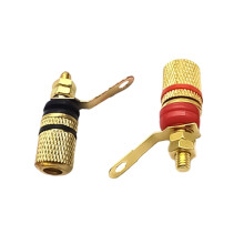 Banana Plug Connectors 4mm Binding Post For  Amplifiers Speaker Sound Socket