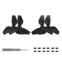 Quadcopter Propellers Replacement Propellers High Efficiency for Smooth 2 pairs Black