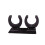 Portable KTV Microphone Hanger Hook with/without Wire Hanging Rack For Karaoke double hook 1