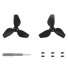 Colorful Quadcopter Propeller Set for for UAV Quadcopters Control Quiet 1 pair Black