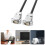 DB9 RS232 Serial Extension Cable Wire 9Pin Crossover Data Cord 20m female to female 3