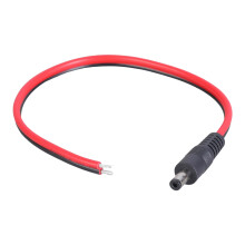 DC5521 Male Power Pigtail Cable 5.5mmx2.1mm for CCTV Security Camera and LED 50cm