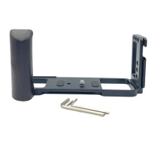 Wood Handle Camera Quick Release Plate for GFX50R Slide Out A