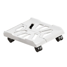 Ergonomic PC Tower Stand Holder with Ventilated Design for Enhances Cooling White