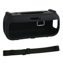 Silicone Protective Case for Speakers with Shoulder Straps Black