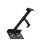 Metal Hanging PC Stand Dustproof Elevates Computer Organization Space Black Normal model 1