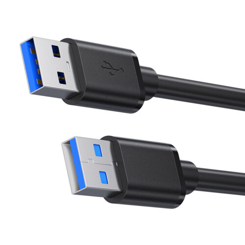 Durability USB3.0 Male to Male Cable USB to USB Cable for Fast Data Transfer 2m