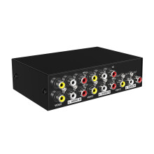 Durability Metal Shell 4Way Video Switching for Stable Audios Video Transmission